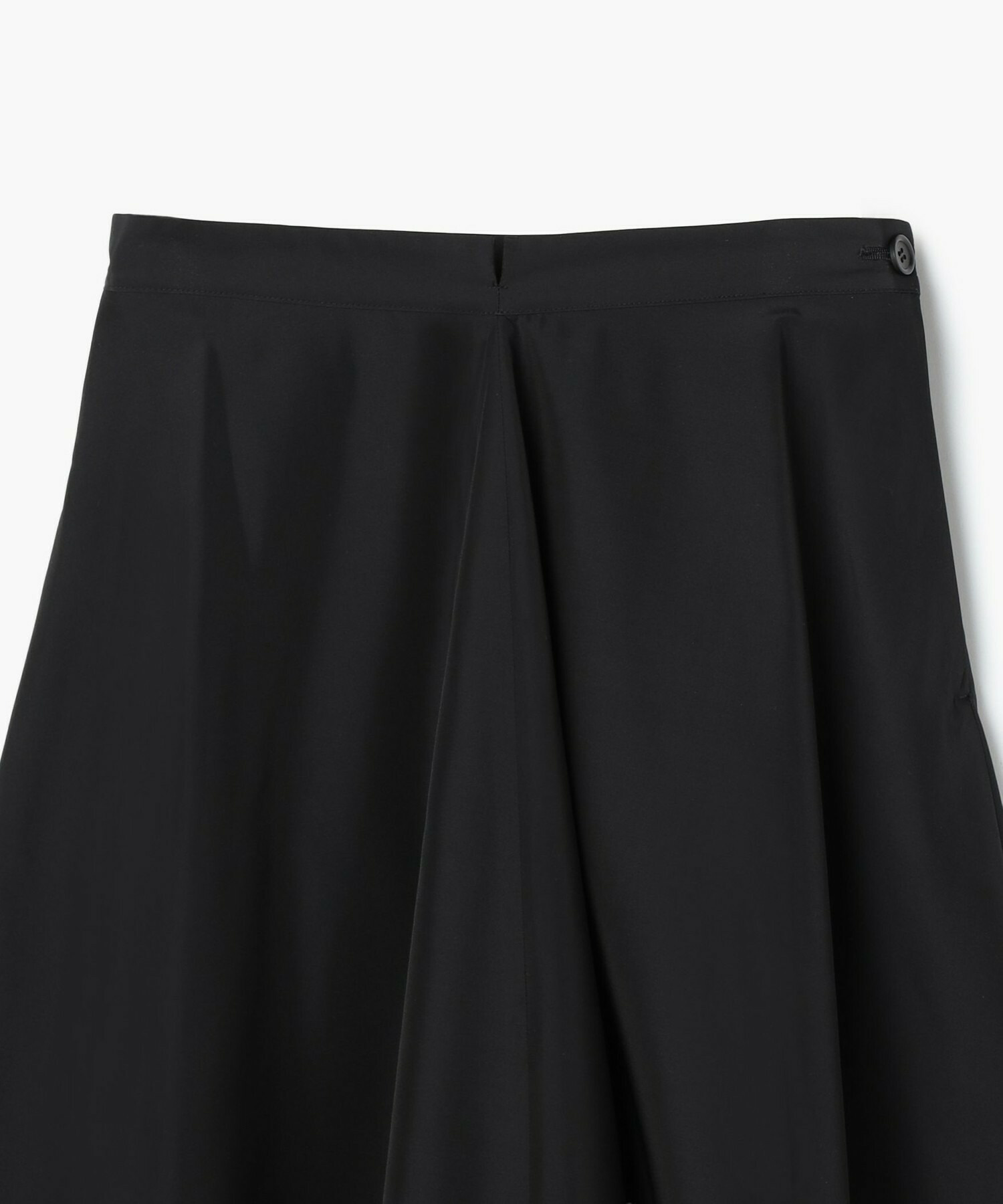 【endalence】シルクナイロンフレアスカート 詳細画像 ブラック 2