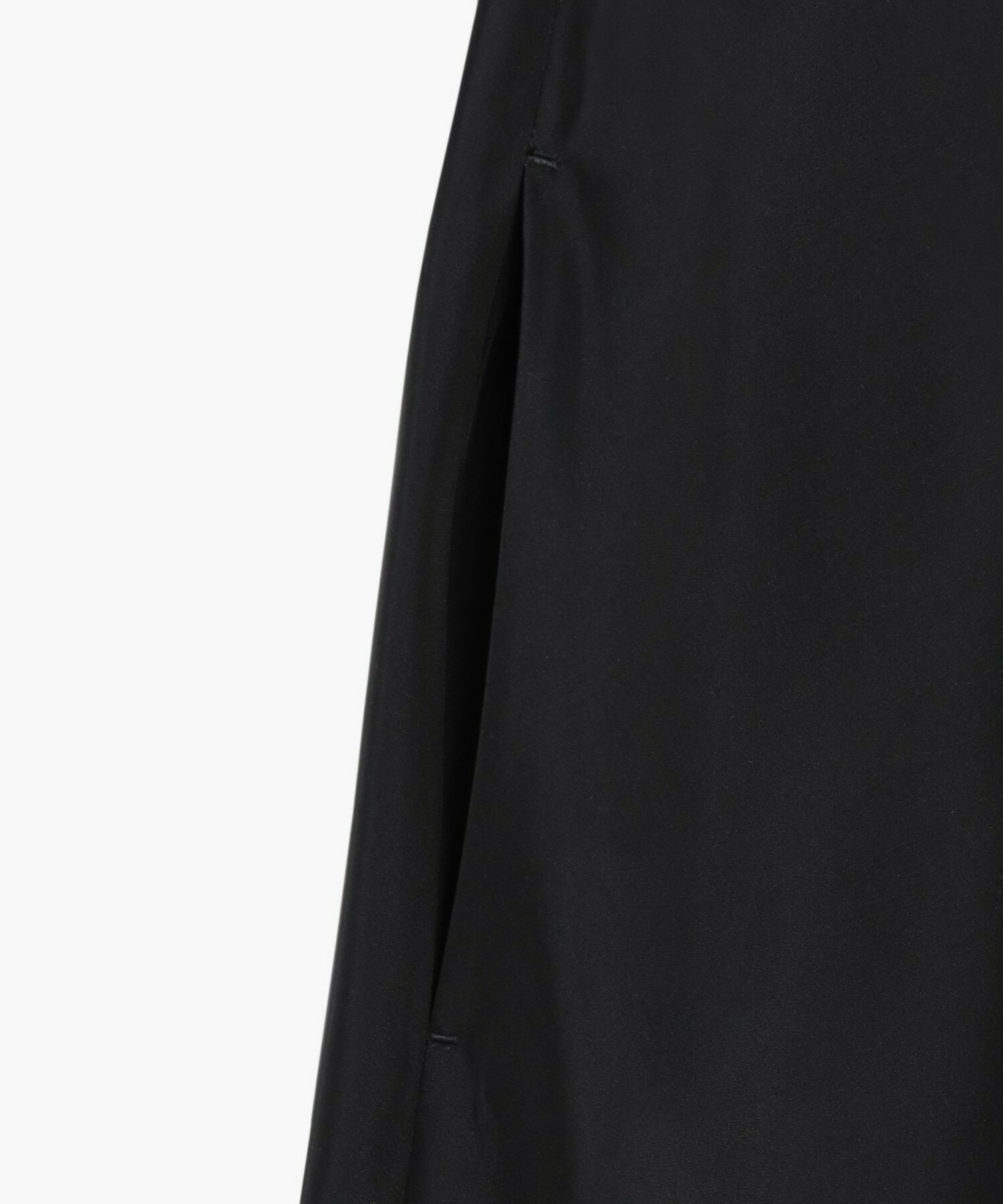 【endalence】シルクナイロンフレアスカート 詳細画像 ブラック 4