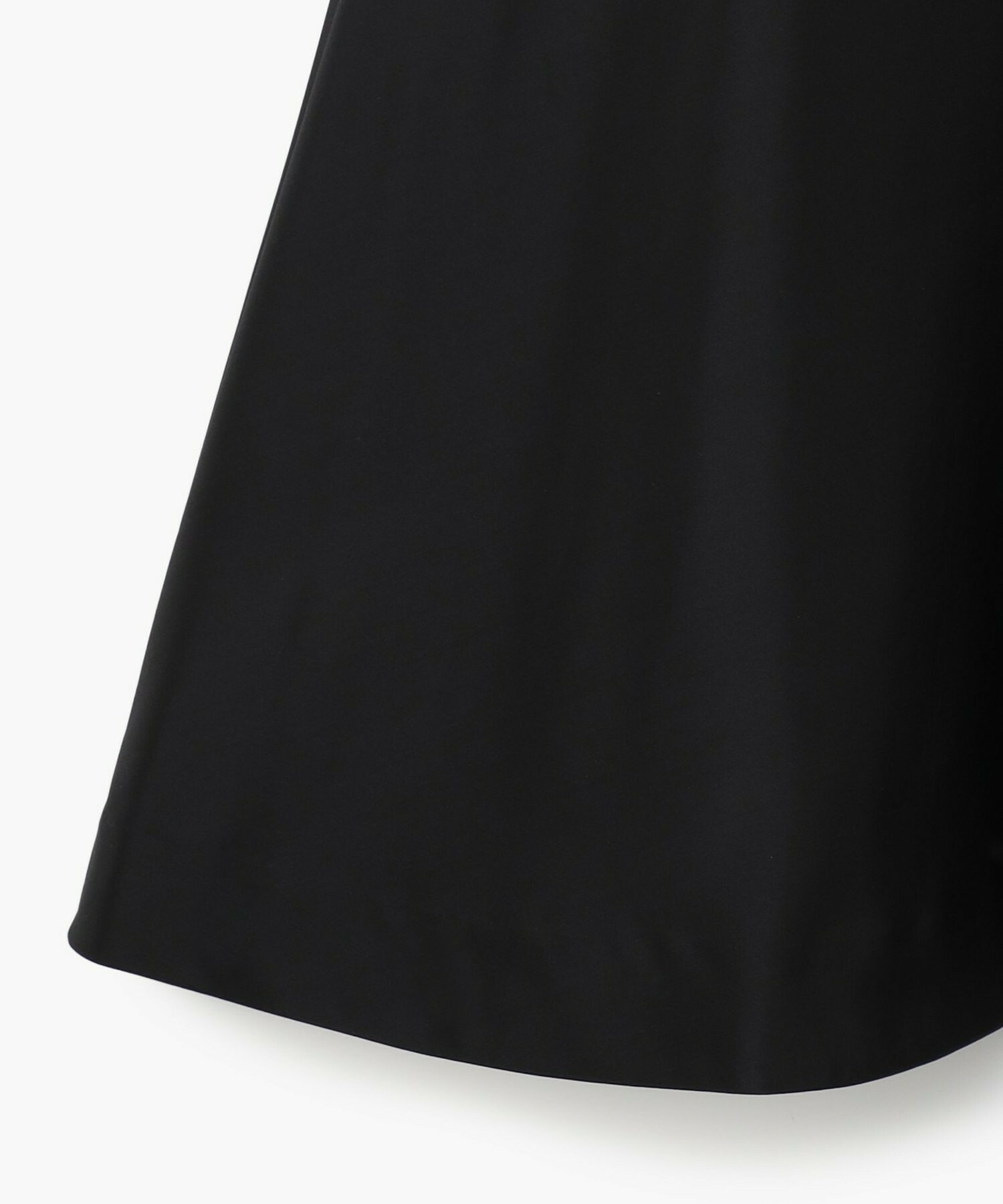 【endalence】シルクナイロンフレアスカート 詳細画像 ブラック 5