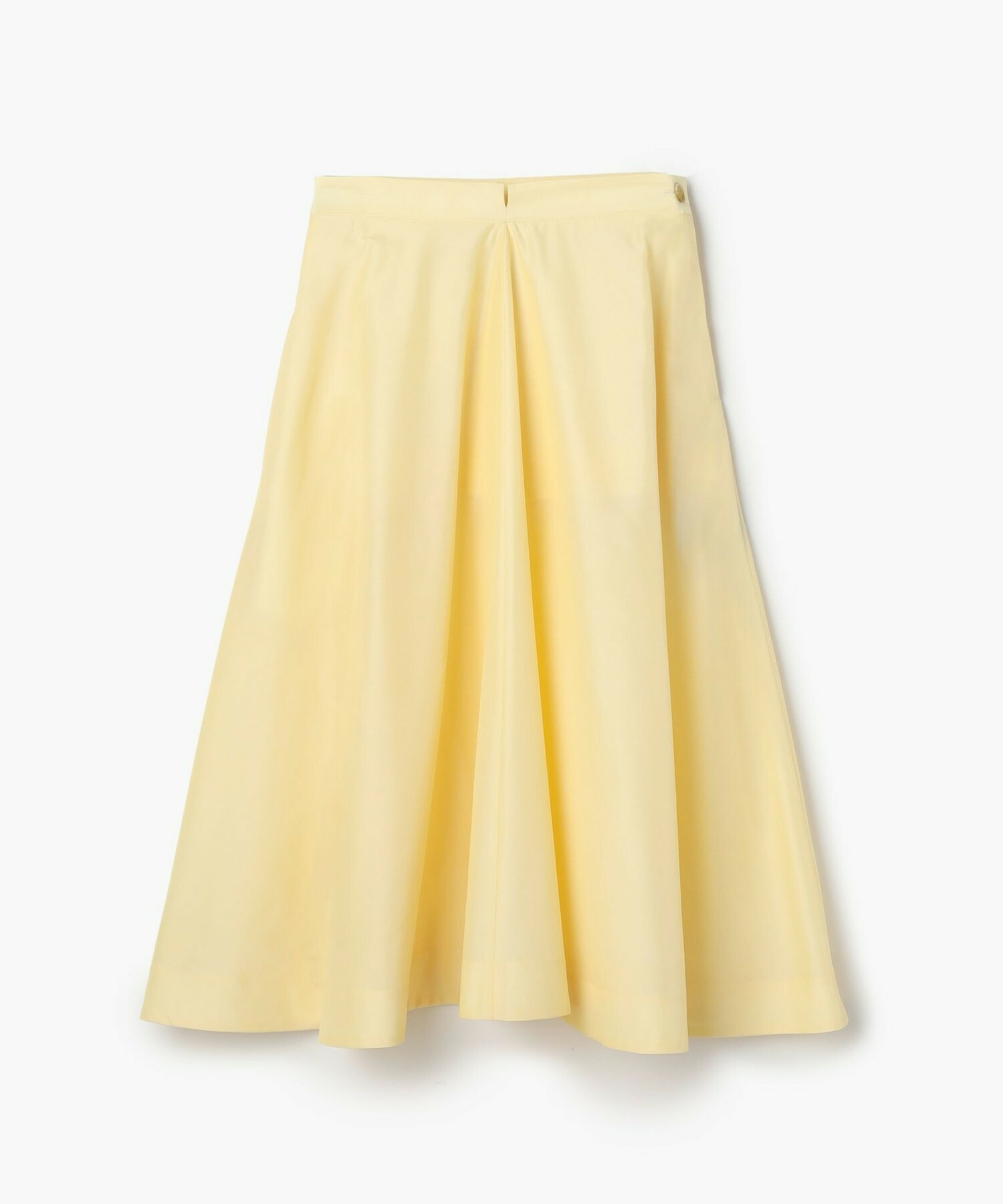 【endalence】シルクナイロンフレアスカート 詳細画像 イエロー 1