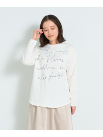 【ADIEU TRISTESSE】heso　ドローイングロングTシャツ 詳細画像 オフホワイト 24