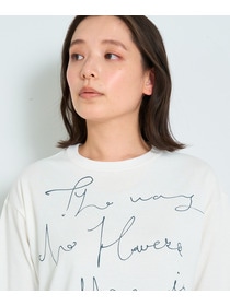 【ADIEU TRISTESSE】heso　ドローイングロングTシャツ 詳細画像 オフホワイト 28