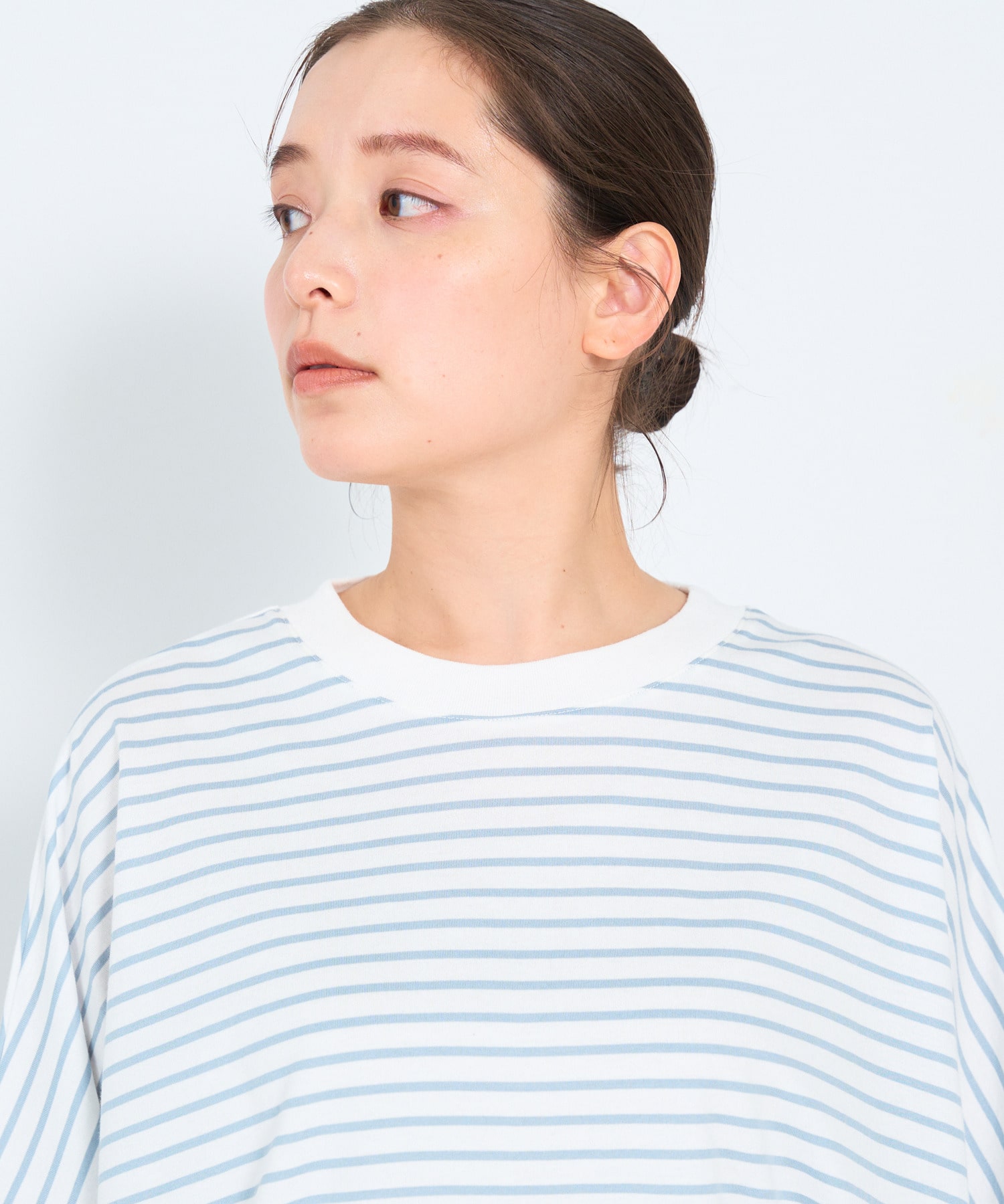 【ADIEU TRISTESSE】60/2天竺Tシャツ 詳細画像 ストライプ 26