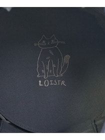 【LOISIR】【アーティストコラボ】LOISIR×TORANEKOBONBONCATエンブロイダリーseauバッグ 詳細画像 チャコールグレー 23