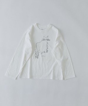 【congés payés】ichiro yamaguchi.長袖Tシャツ 詳細画像 ホワイト 1