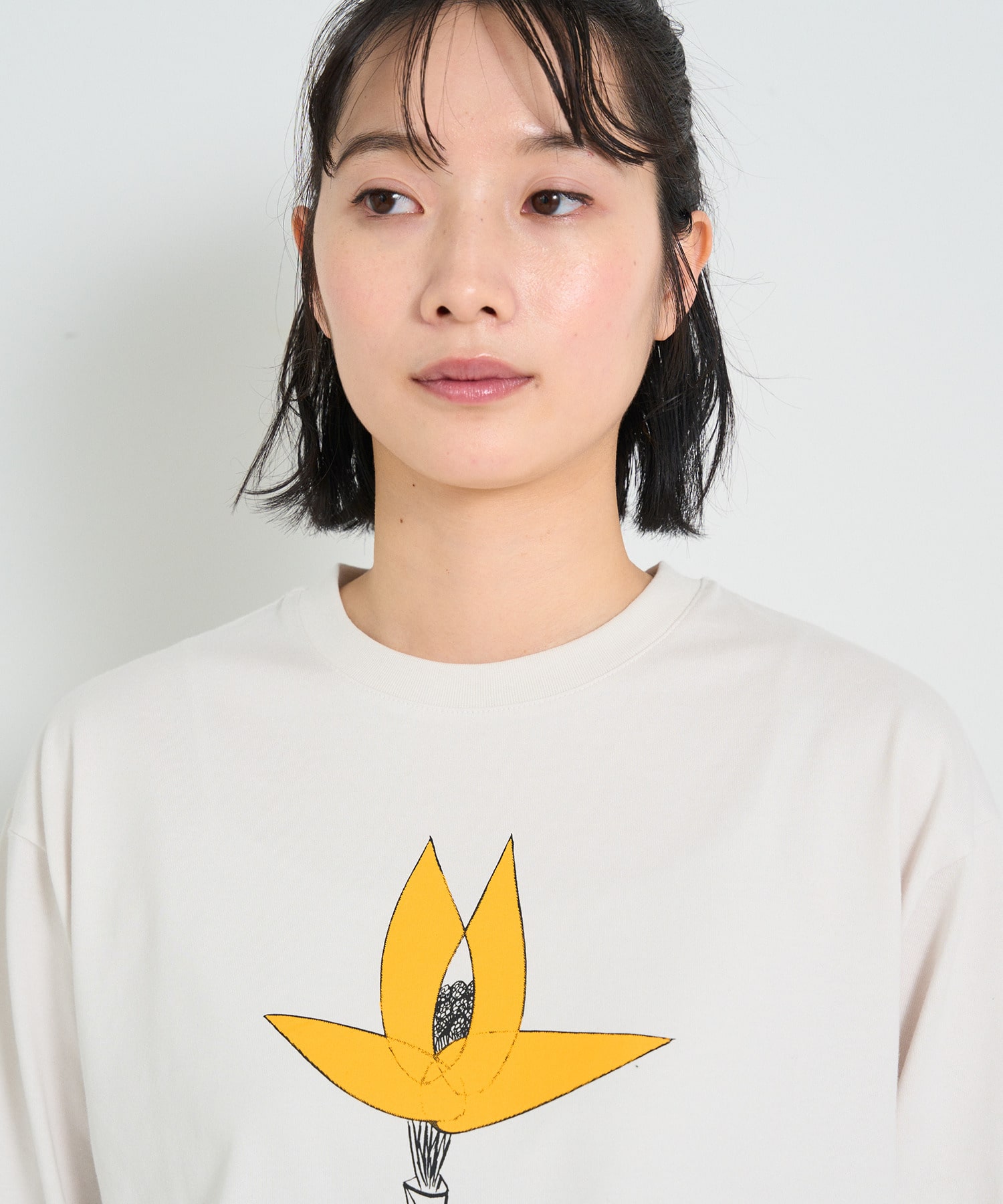 【congés payés】ichiro yamaguchi.長袖Tシャツ 詳細画像 ホワイト 14