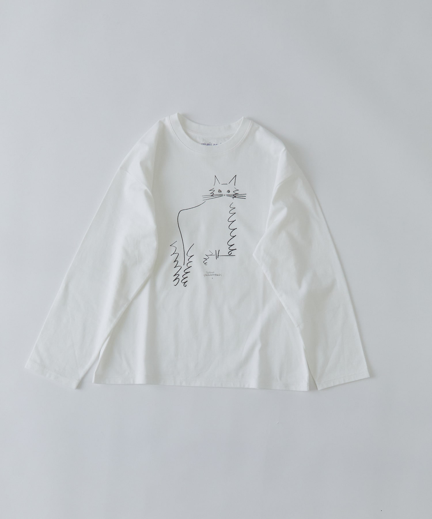 【congés payés】ichiro yamaguchi.長袖Tシャツ 詳細画像 ホワイト 1