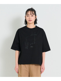 【congés payés】ichiro yamaguchi.半袖Tシャツ 詳細画像 ブラック 21