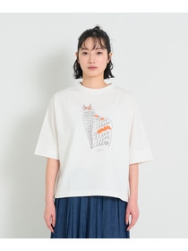 【congés payés】ichiro yamaguchi.半袖Tシャツ 詳細画像 ブラック 5