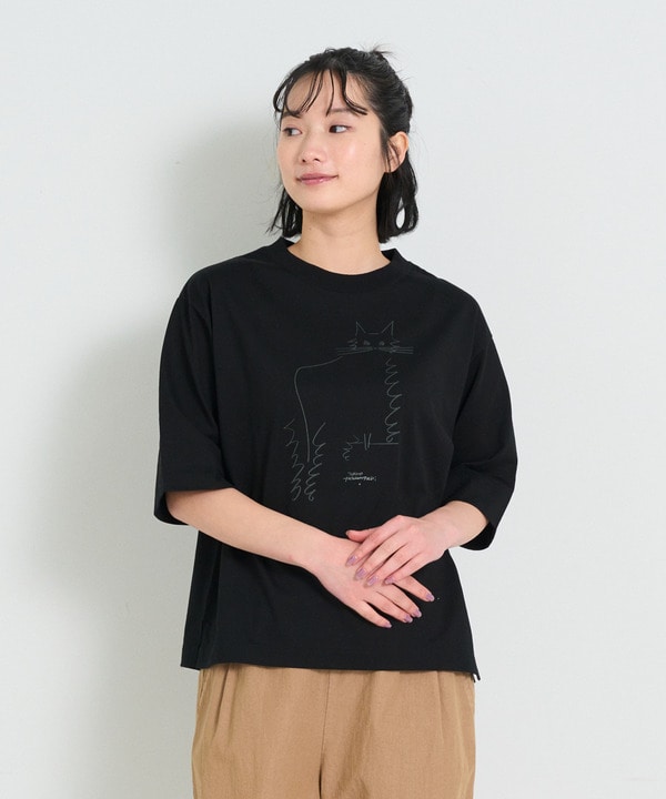 ichiro yamaguchi.半袖Tシャツ 詳細画像 ブラック 1