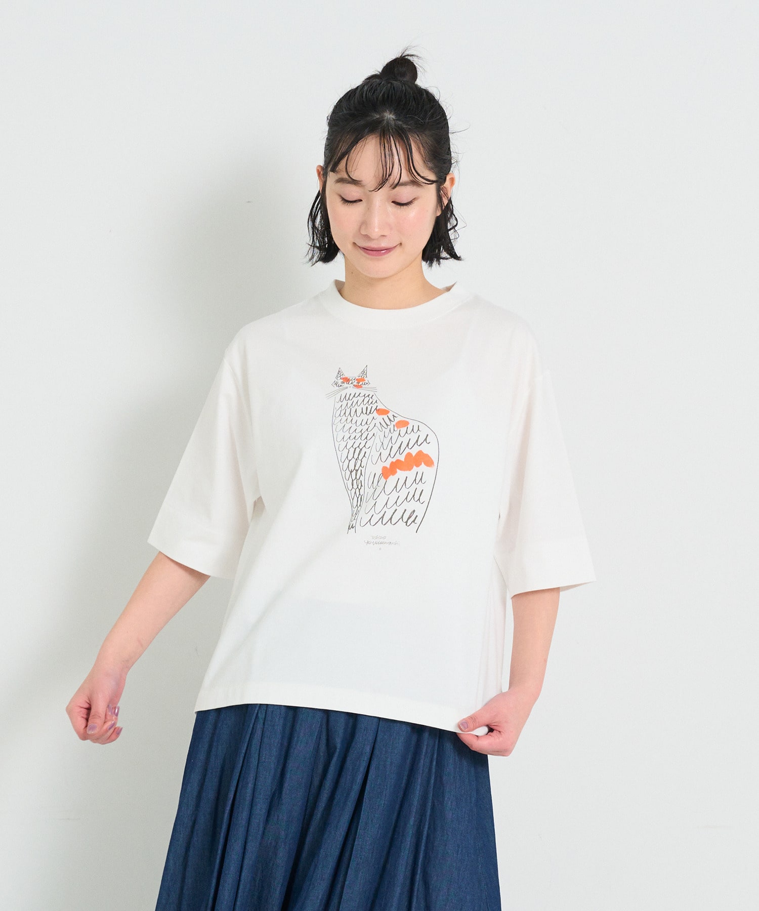 【congés payés】ichiro yamaguchi.半袖Tシャツ 詳細画像 ブラック 4