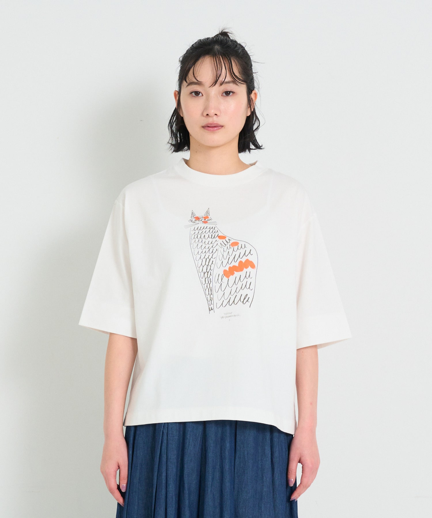 【congés payés】ichiro yamaguchi.半袖Tシャツ 詳細画像 ブラック 5