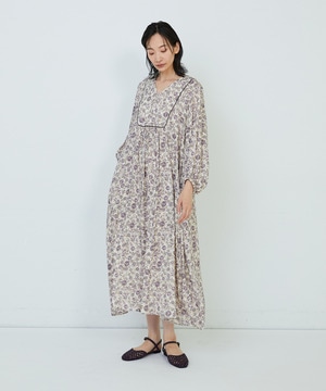 【ADIEU TRISTESSE】｜2BUY10%OFF・3BUY20%OFF｜インポートプリントワンピース 詳細画像 パープル系その他 1