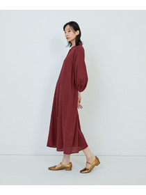 【ADIEU TRISTESSE】コットンリネンAラインワンピース 詳細画像 レッド 8