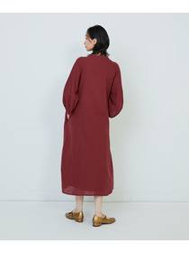 【ADIEU TRISTESSE】コットンリネンAラインワンピース 詳細画像 レッド 9