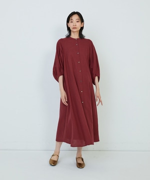 【ADIEU TRISTESSE】コットンリネンAラインワンピース 詳細画像 レッド 1