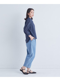 【ADIEU TRISTESSE】リーフプリントブラウス 詳細画像 ネイビー系 15