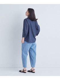 【ADIEU TRISTESSE】リーフプリントブラウス 詳細画像 ネイビー系 16