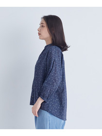 【ADIEU TRISTESSE】リーフプリントブラウス 詳細画像 ネイビー系 19