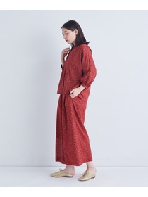 【ADIEU TRISTESSE】リーフプリントブラウス 詳細画像 ネイビー系 3