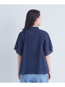 【ADIEU TRISTESSE】ベルスリーブシャツ 詳細画像 ブラック 22