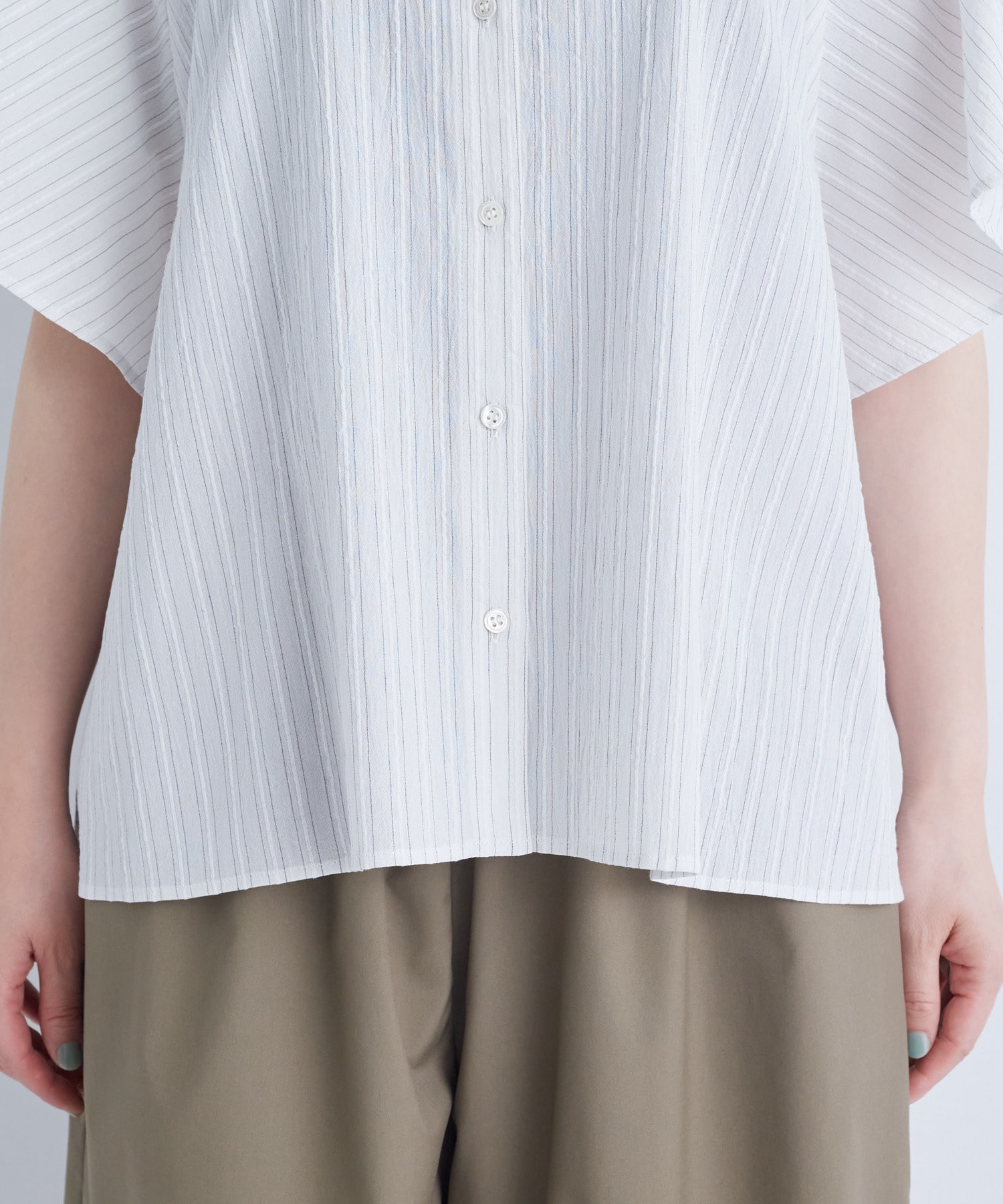 【ADIEU TRISTESSE】ベルスリーブシャツ 詳細画像 ブラック 12