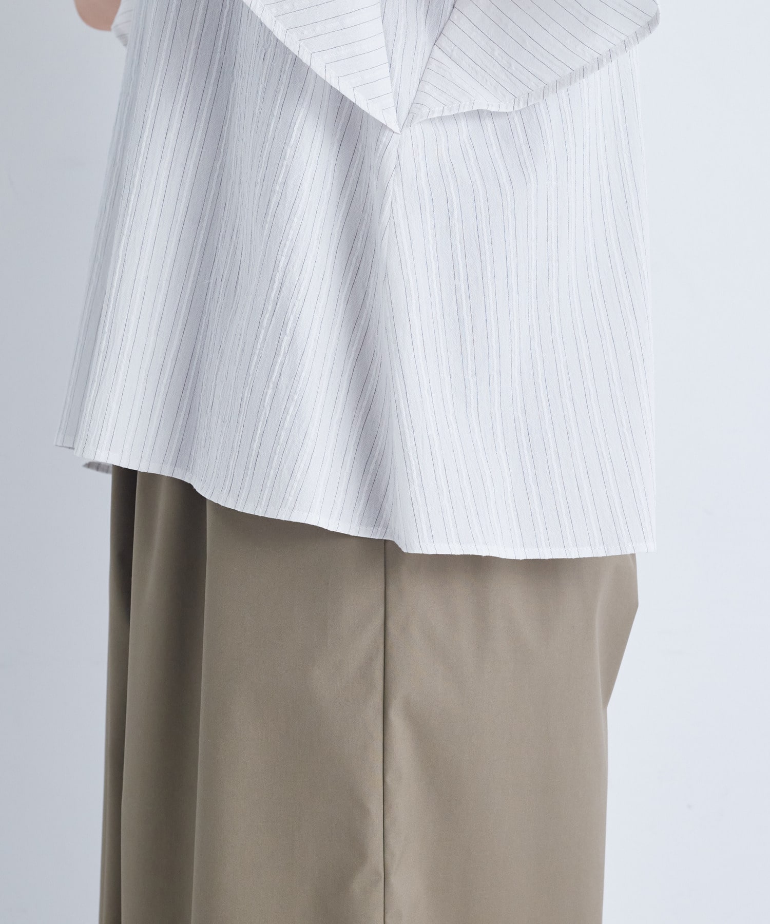 【ADIEU TRISTESSE】ベルスリーブシャツ 詳細画像 ブラック 13