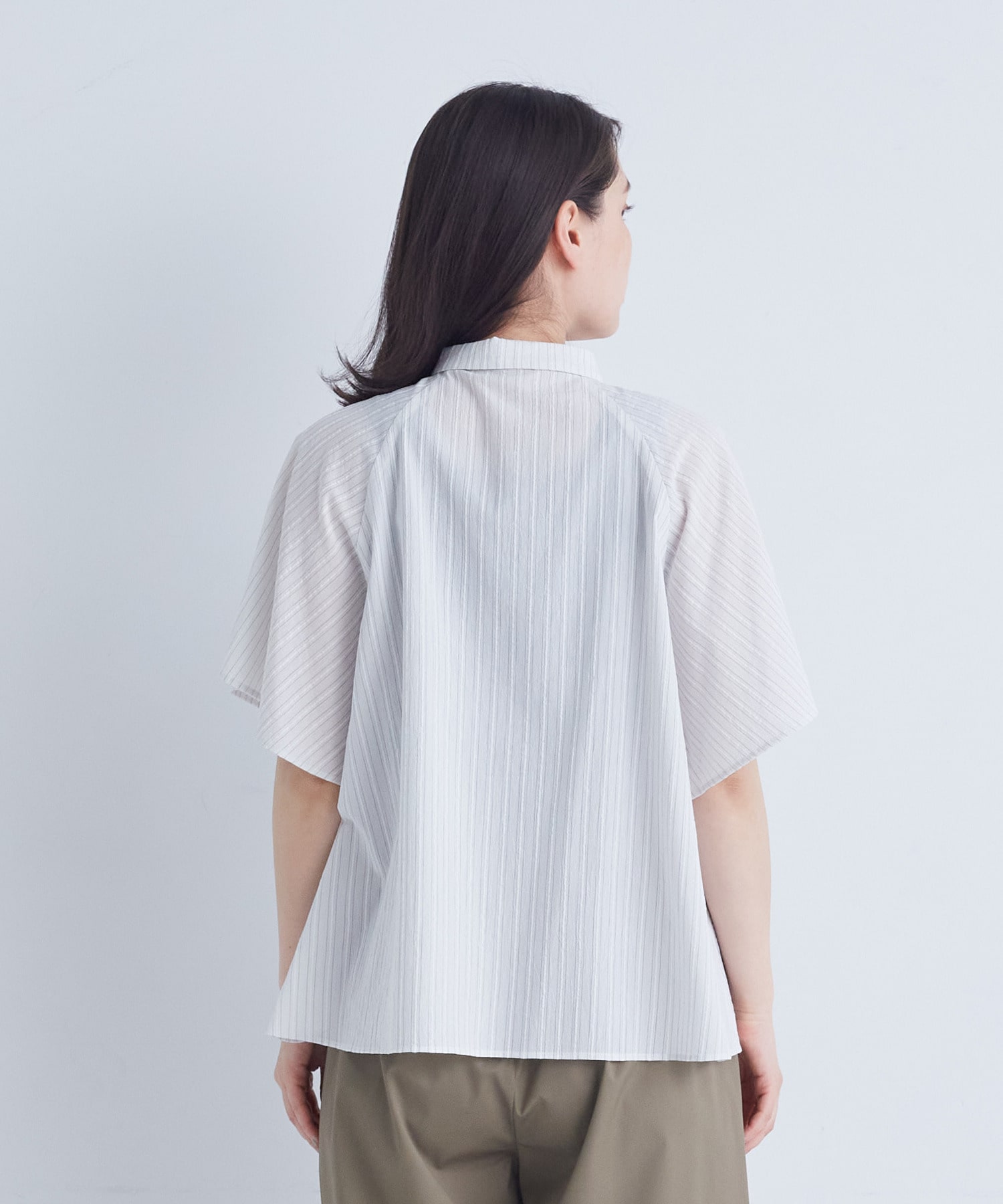 【ADIEU TRISTESSE】ベルスリーブシャツ 詳細画像 ブラック 7