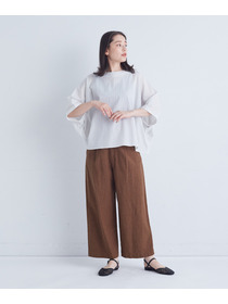 【ADIEU TRISTESSE】【2way】オフボディシルエットブラウス 詳細画像 ネイビー 1