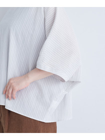 【ADIEU TRISTESSE】【2way】オフボディシルエットブラウス 詳細画像 ネイビー 10