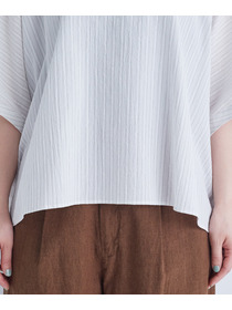 【ADIEU TRISTESSE】【2way】オフボディシルエットブラウス 詳細画像 ネイビー 12