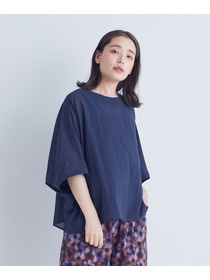 【ADIEU TRISTESSE】【2way】オフボディシルエットブラウス 詳細画像 ネイビー 18