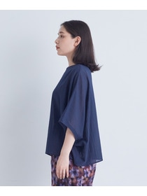 【ADIEU TRISTESSE】【2way】オフボディシルエットブラウス 詳細画像 ネイビー 20