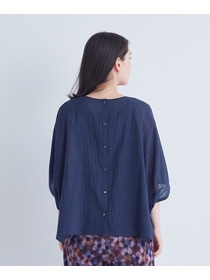 【ADIEU TRISTESSE】【2way】オフボディシルエットブラウス 詳細画像 ネイビー 21