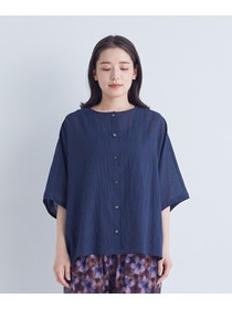 【ADIEU TRISTESSE】【2way】オフボディシルエットブラウス 詳細画像 ネイビー 22