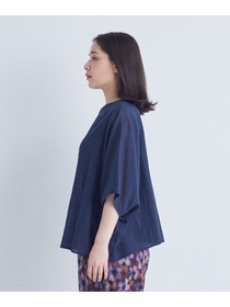 【ADIEU TRISTESSE】【2way】オフボディシルエットブラウス 詳細画像 ネイビー 23