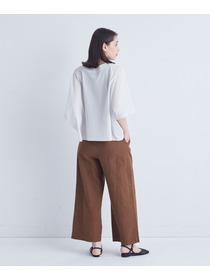 【ADIEU TRISTESSE】【2way】オフボディシルエットブラウス 詳細画像 ネイビー 3