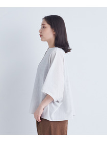 【ADIEU TRISTESSE】【2way】オフボディシルエットブラウス 詳細画像 ネイビー 6