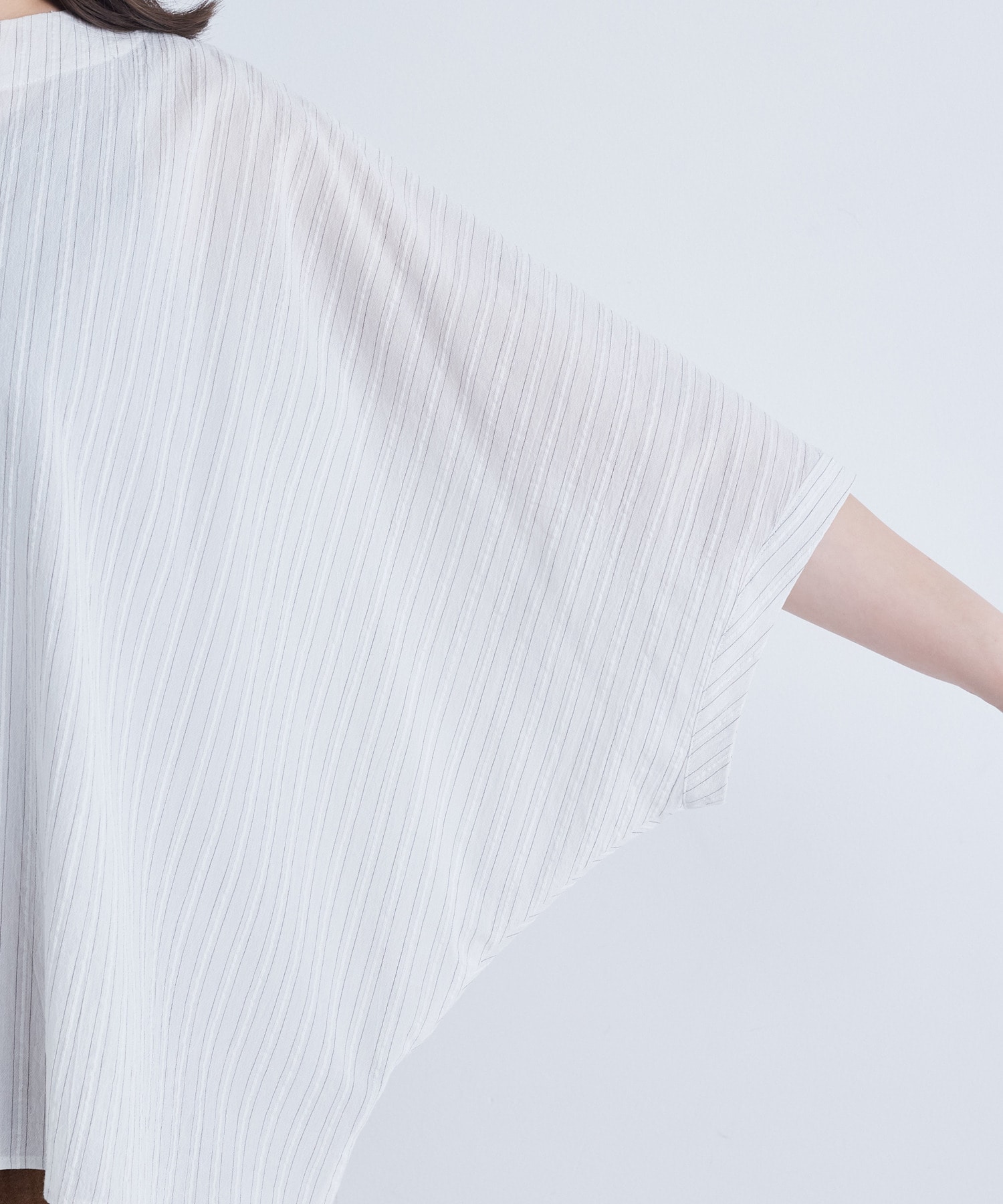 【ADIEU TRISTESSE】【2way】オフボディシルエットブラウス 詳細画像 ネイビー 11