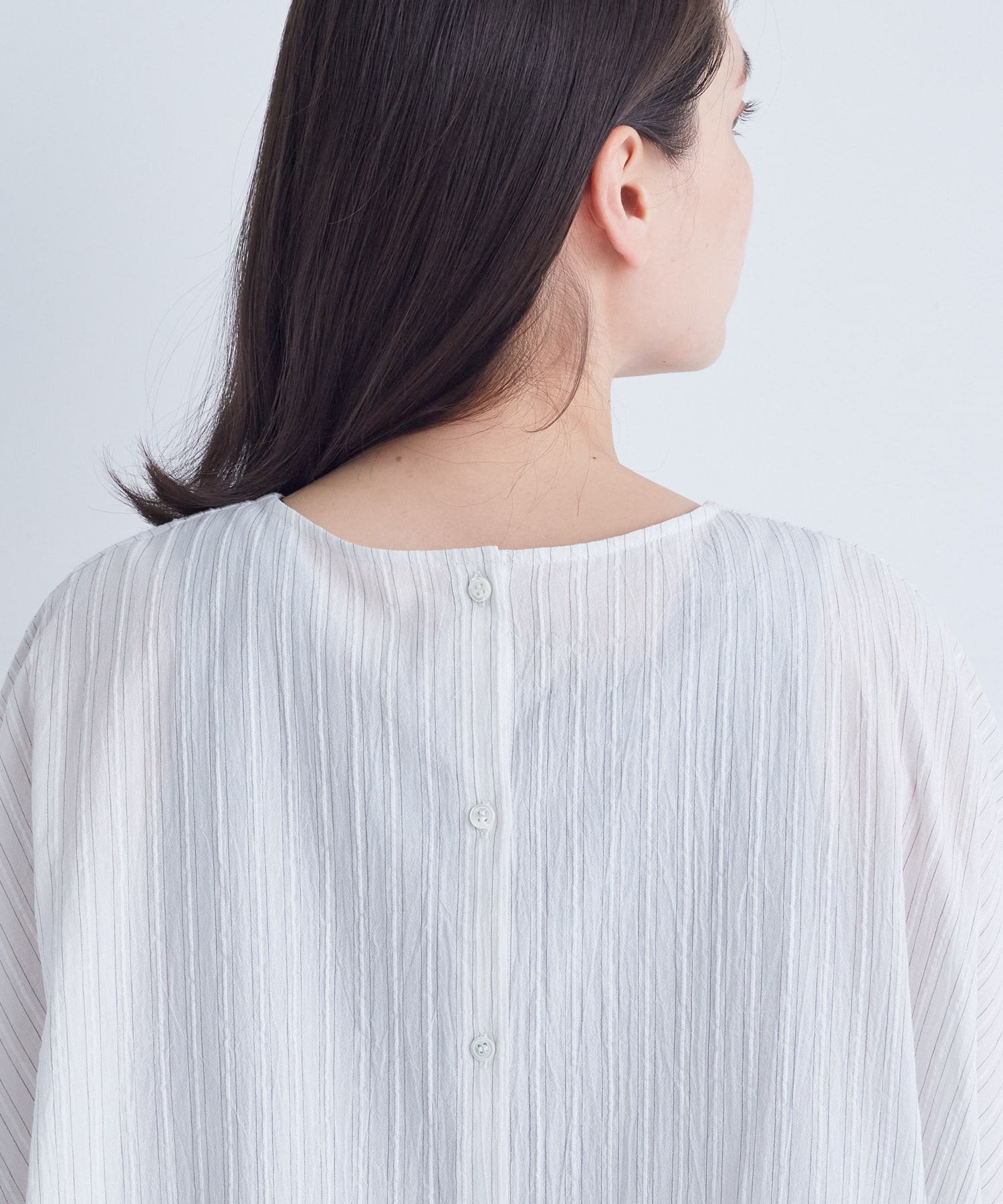 【ADIEU TRISTESSE】【2way】オフボディシルエットブラウス 詳細画像 ネイビー 9