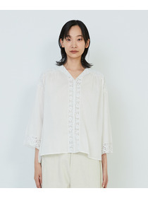 【ADIEU TRISTESSE】◆インドレースカラーブラウス 詳細画像 ブラック 17