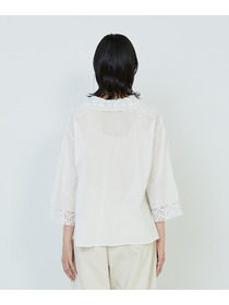 【ADIEU TRISTESSE】◆インドレースカラーブラウス 詳細画像 ブラック 19