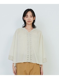 【ADIEU TRISTESSE】◆インドレースカラーブラウス 詳細画像 ブラック 4