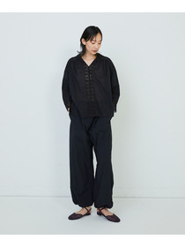 【ADIEU TRISTESSE】◆インドレースカラーブラウス 詳細画像 ブラック 7