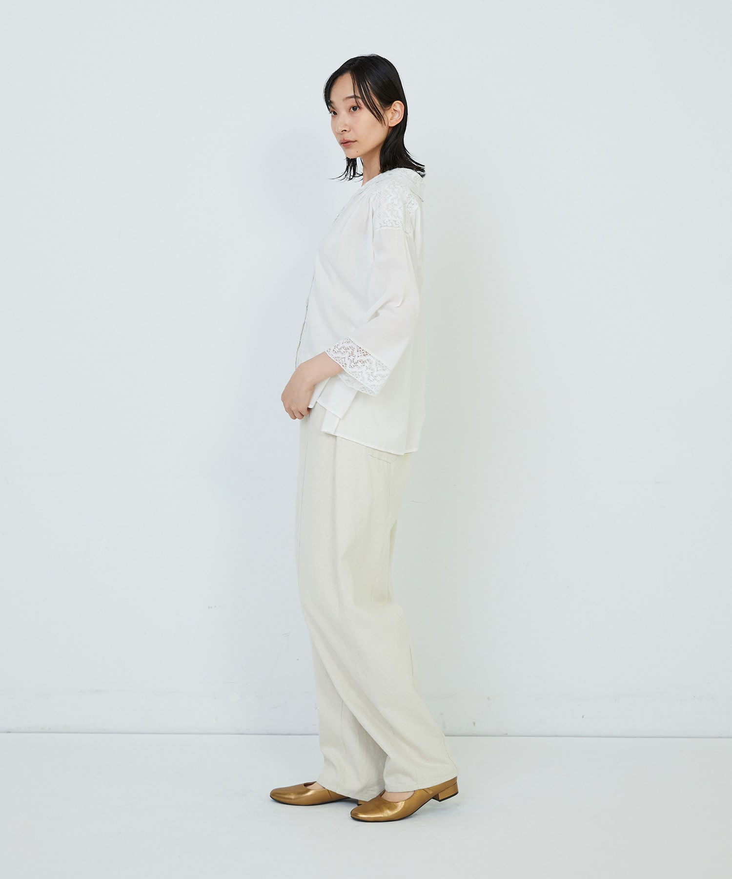 【ADIEU TRISTESSE】◆インドレースカラーブラウス 詳細画像 ブラック 15