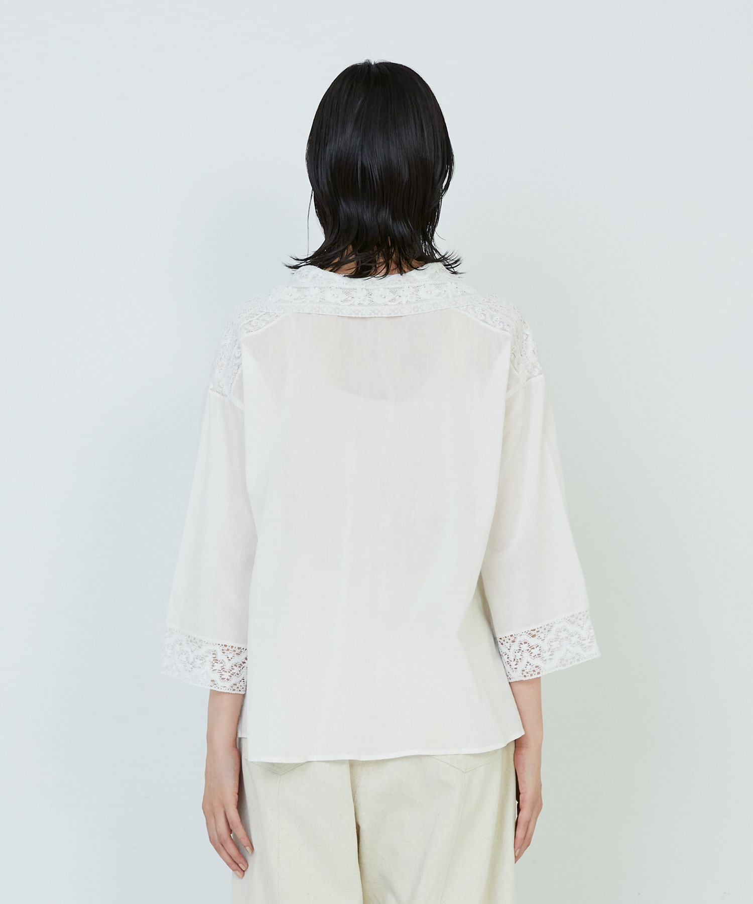 【ADIEU TRISTESSE】◆インドレースカラーブラウス 詳細画像 ブラック 19