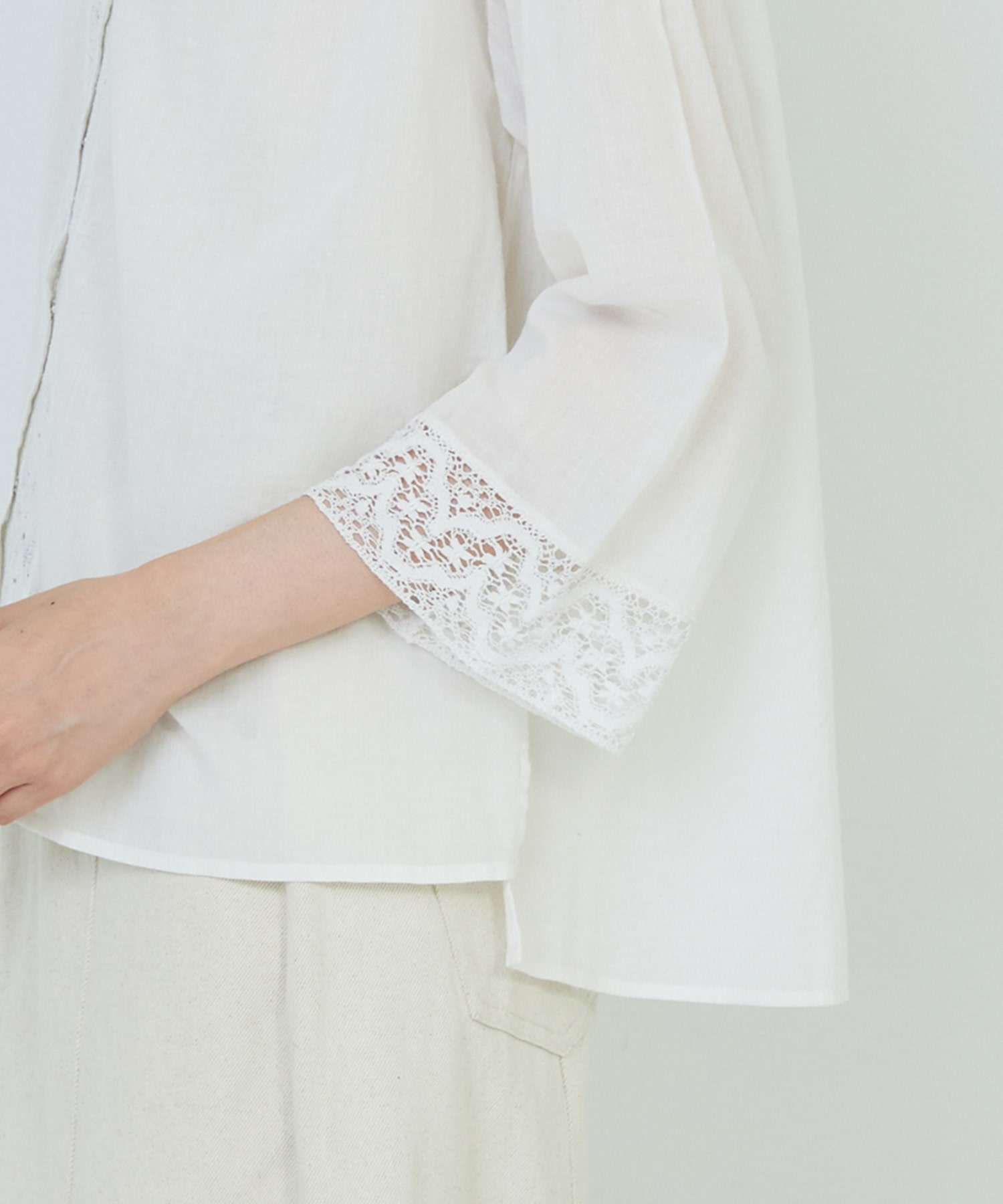 【ADIEU TRISTESSE】◆インドレースカラーブラウス 詳細画像 ブラック 22