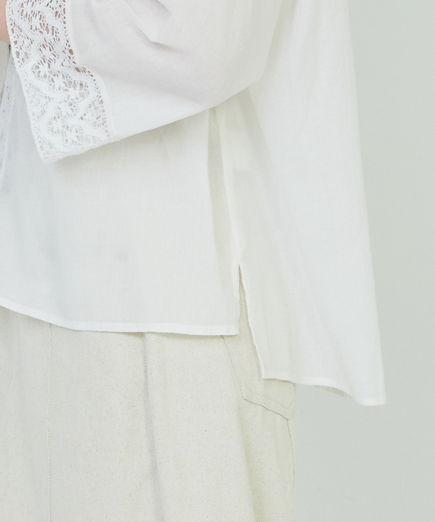 【ADIEU TRISTESSE】◆インドレースカラーブラウス 詳細画像 ブラック 23