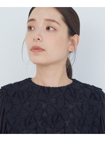 【ADIEU TRISTESSE】｜2BUY10%OFF・3BUY20%OFF｜カットジャカードブラウス 詳細画像 ブラック 13