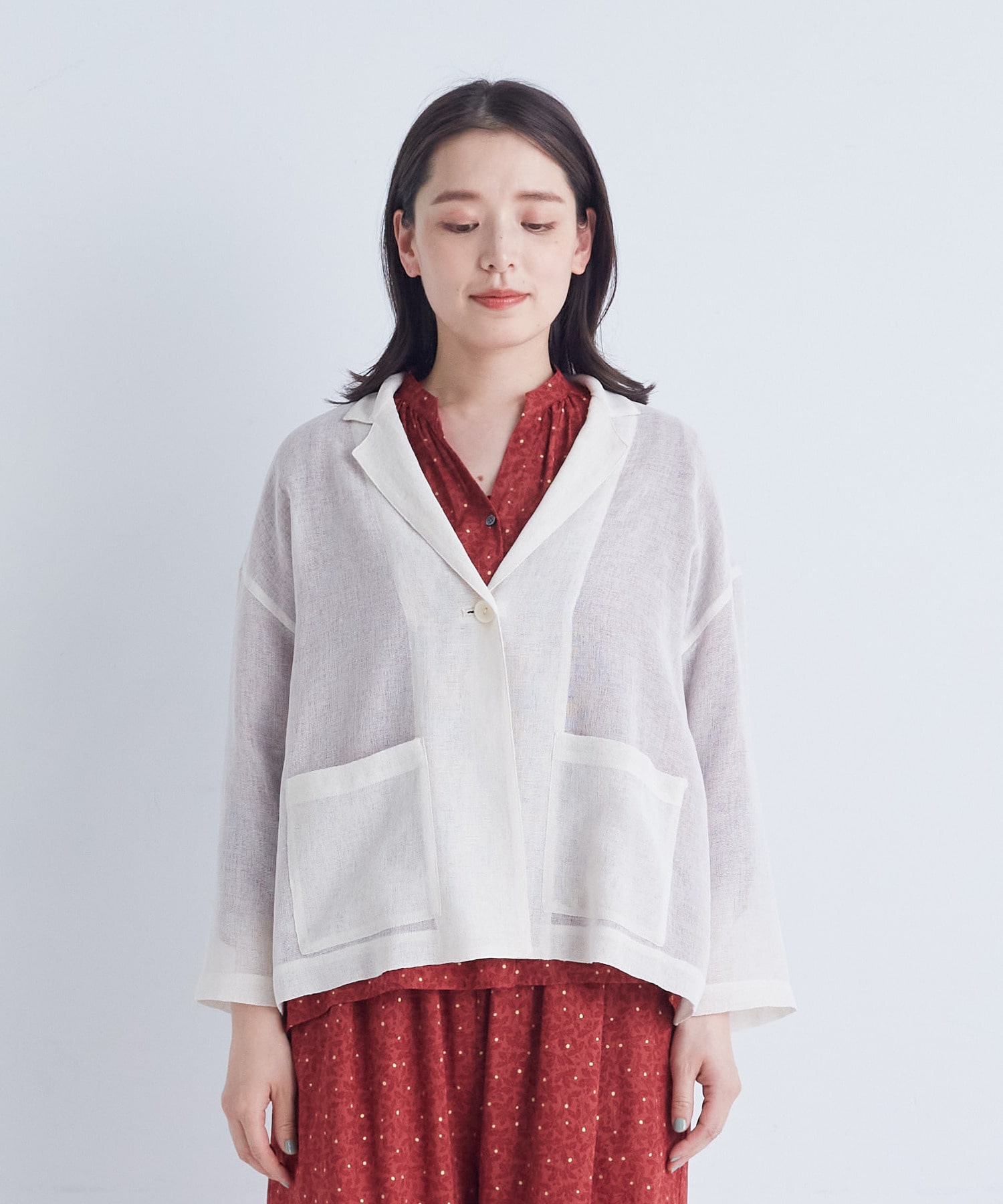 【ADIEU TRISTESSE】｜2BUY10%OFF・3BUY20%OFF｜サマージャケット 詳細画像 チェック 6